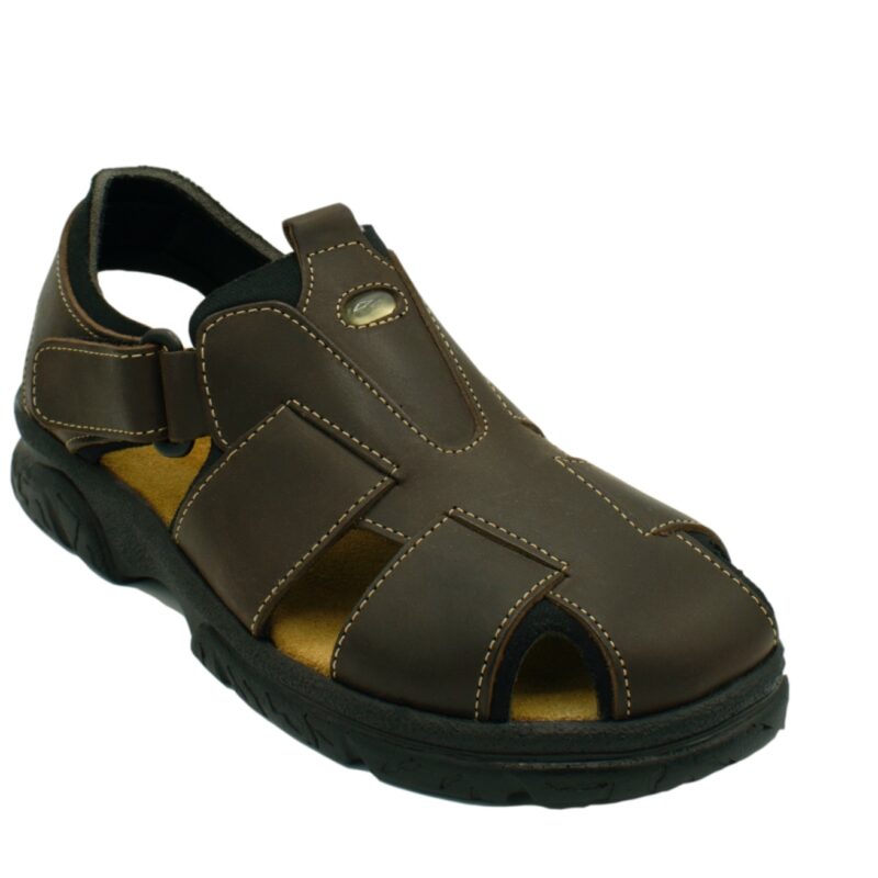 Sandalia Piel 23-47 Marrón