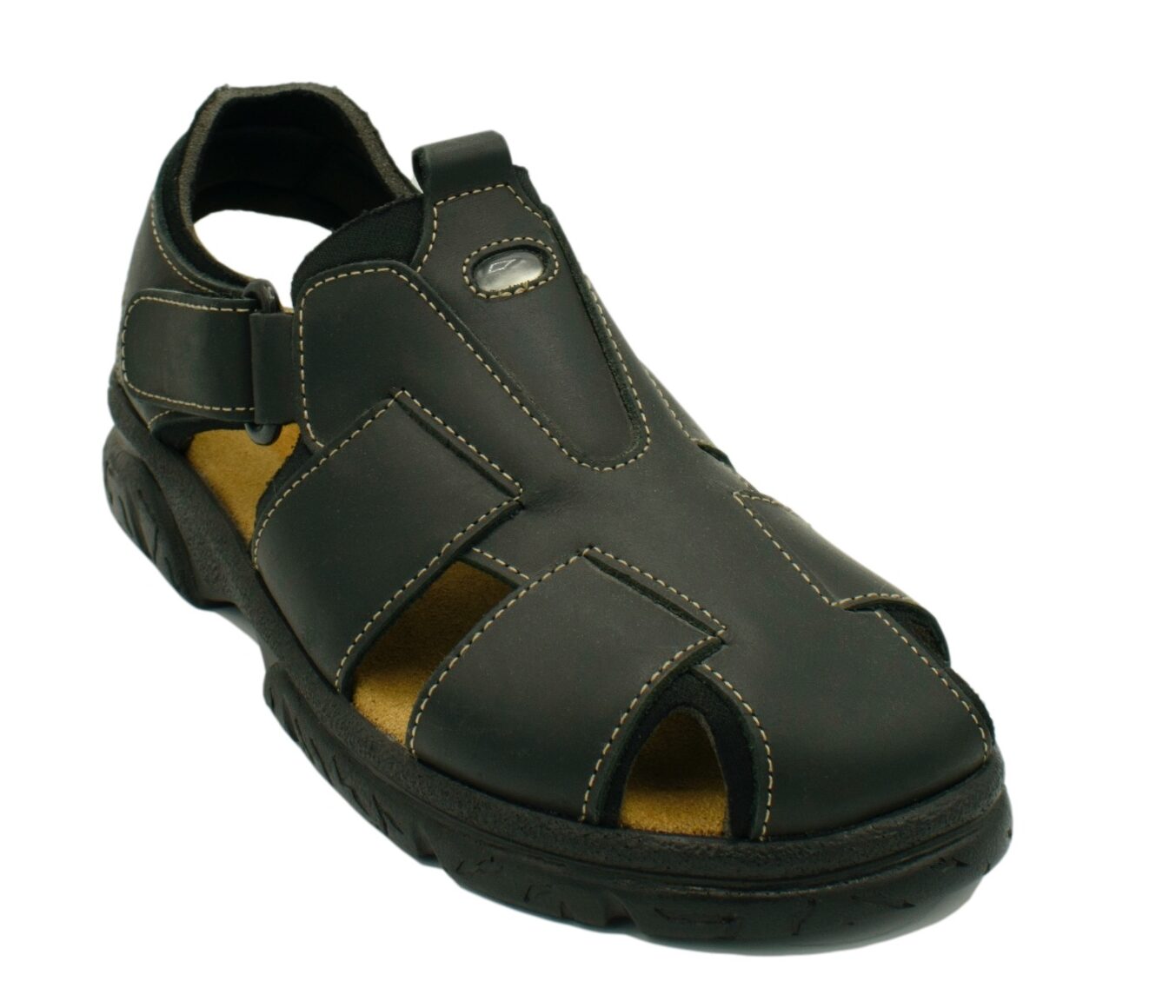 Sandalia Piel 23-47 Negra