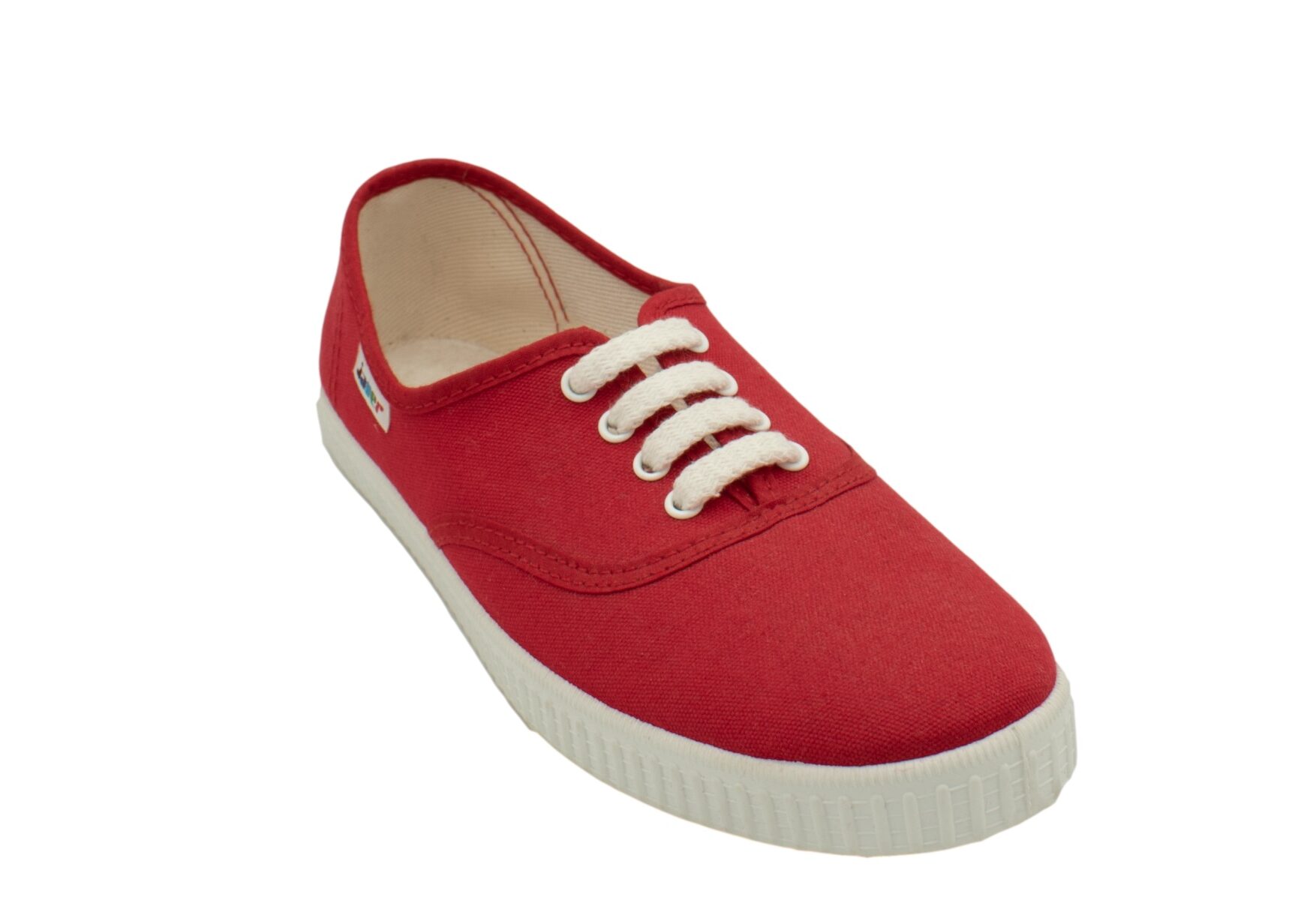Bamba Clásica de Lona Roja con Cordones 36-60