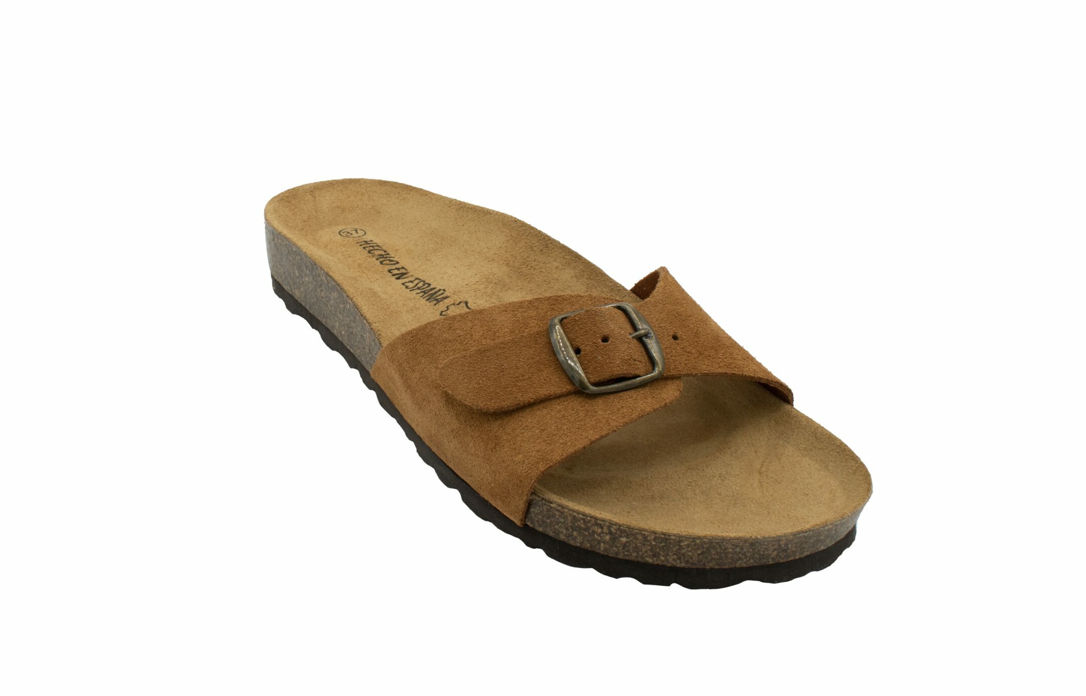 Sandalia Bio Setter de Piel Serraje con Hebilla 39-51906