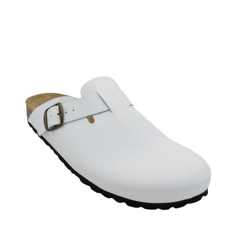 Zueco Piel Napa Blanco 39-619090