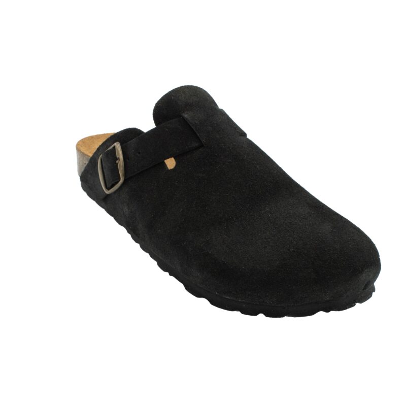 Zueco Piel Serraje Negro 39-519090